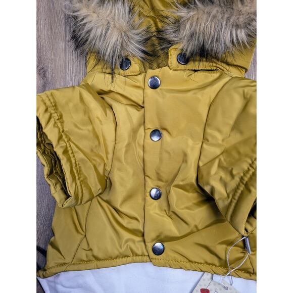 Lurio Pet BoBo Dog Parka Jacket Large Air Force Hooded Winter Removable Hood NEW - Picture 3 of 10